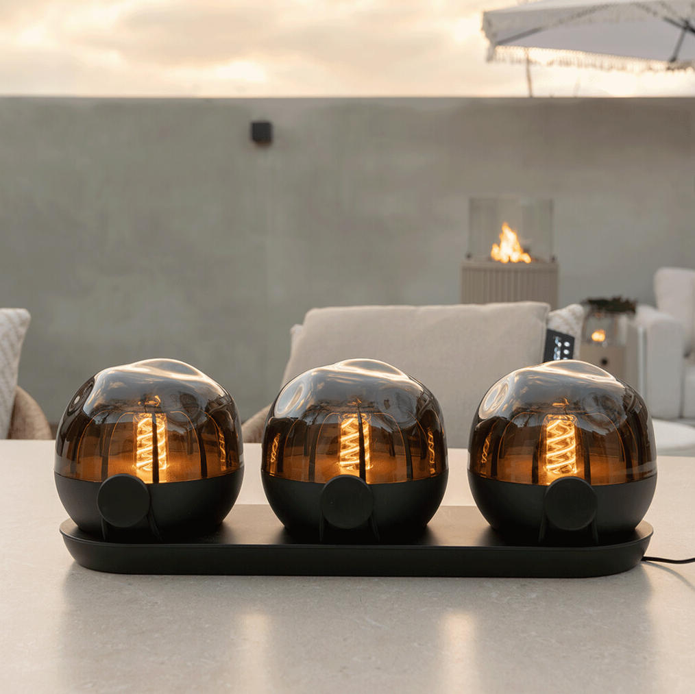 Cosi Cosisfera lampen set van 3 - zwart