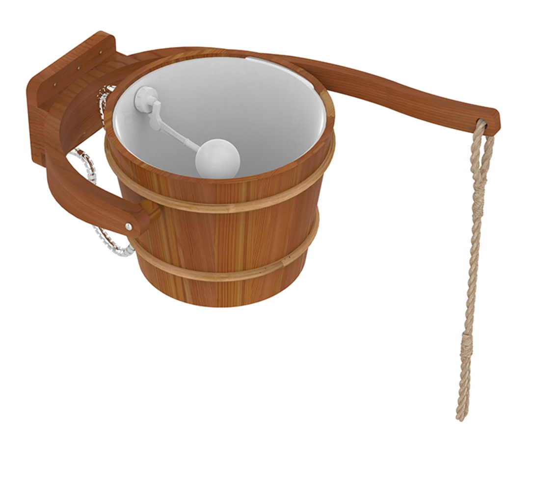 Houten stortemmer (18 liter) - Ceder