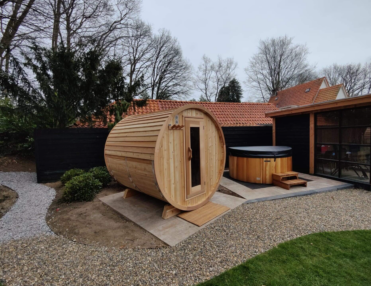 Dundalk Barrel Sauna 662E - ø183 Red Cedar (PD)
