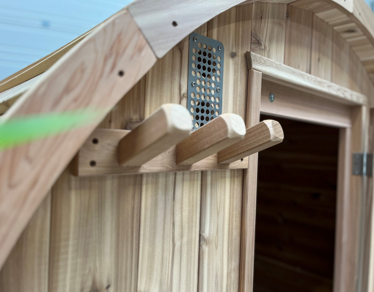 Dundalk Barrel Sauna 662E - ø183 Red Cedar (PD)