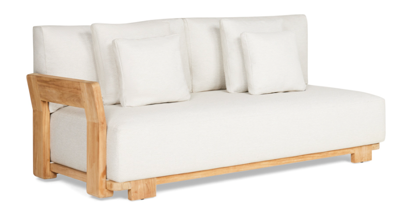 SUNS Vento 2-zits sofa met 30 graden hoek rechts