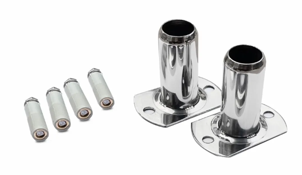 W'eau RVS-304 verankeringsset zwembadtrap