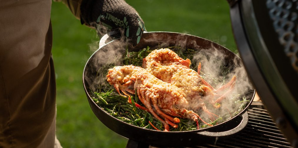 Big Green Egg Gietijzeren pan Large