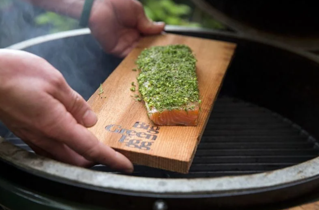 Big Green Egg Houten grillplanken Ceder - 2 stuks