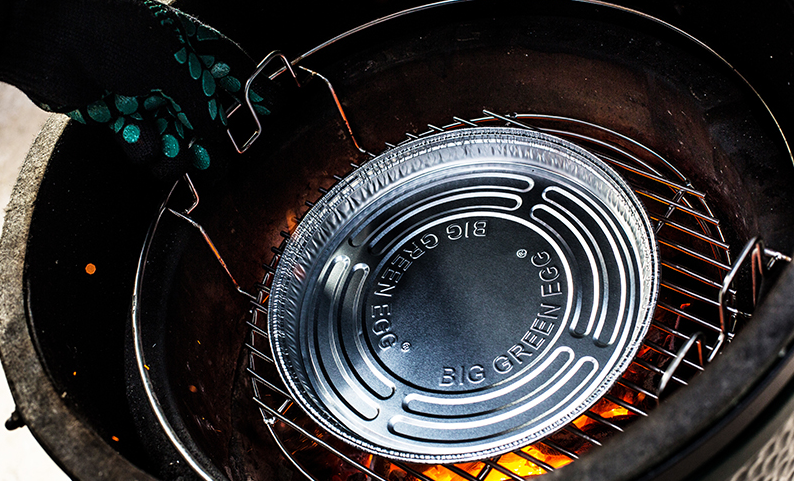 Big Green Egg Wegwerp lekbakken Large - 5 stuks