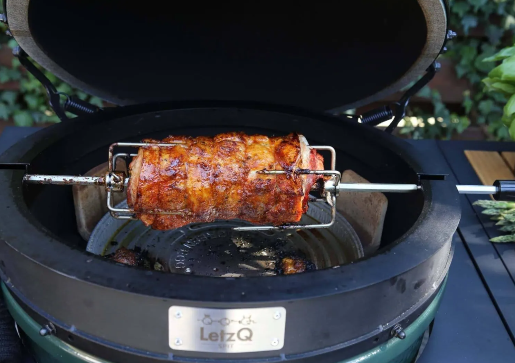 LetzQ Rotisserie draaispit 33 cm Big Green Egg MiniMax/Small
