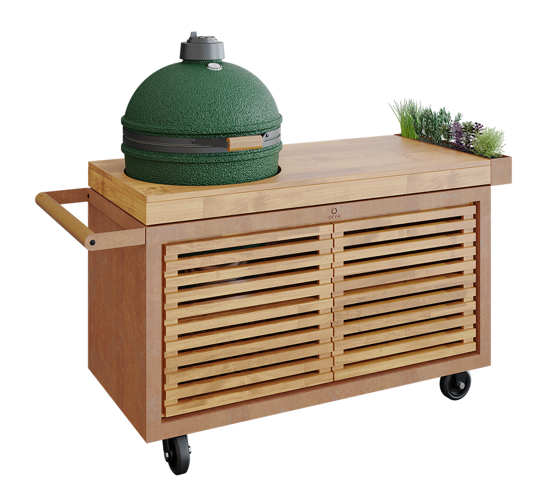 OFYR storage insert PRO met 2 deuren teakhout - Large