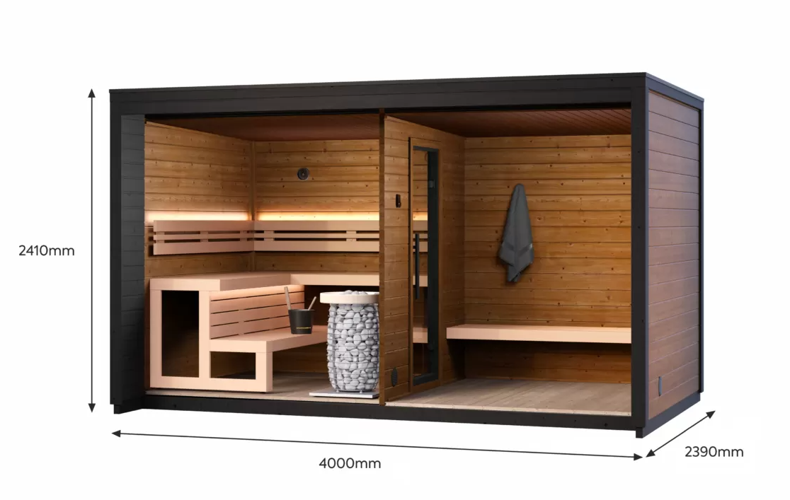 Patio L Thermowood buitensauna