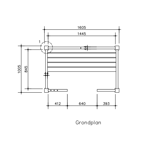 Massieve binnensauna 161 x 101 x 213 cm