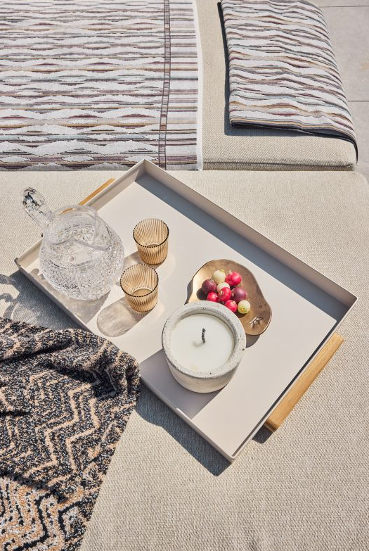 SUNS Foglio dienblad 90 x 45 x 5 cm - Camel sand