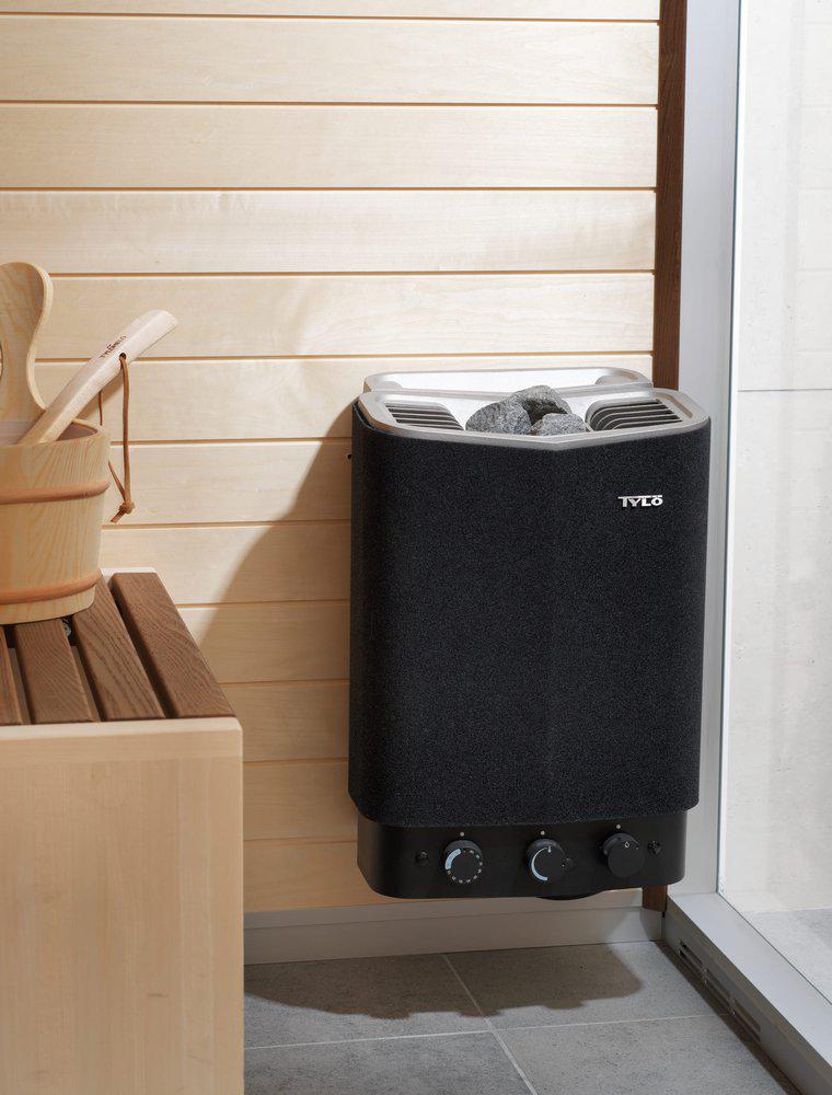 Tylö Sense Sport Combi 4 saunakachel 4,5 KW - Zwart