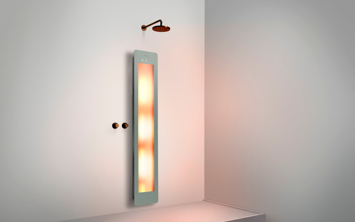 Sunshower One L Organic Grey inbouw/opbouw (infrarood)