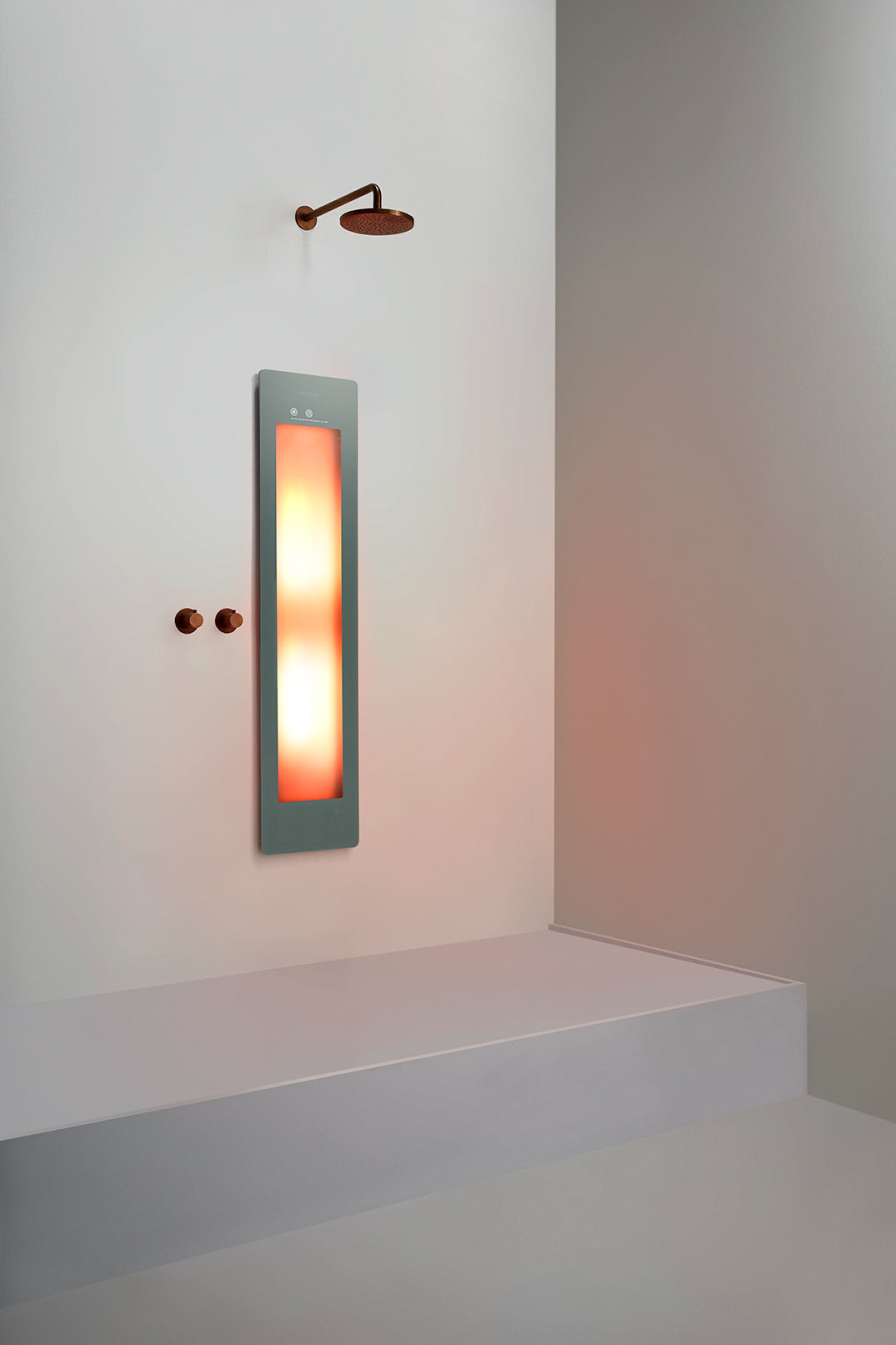 Sunshower One M Organic Grey inbouw/opbouw (infrarood)