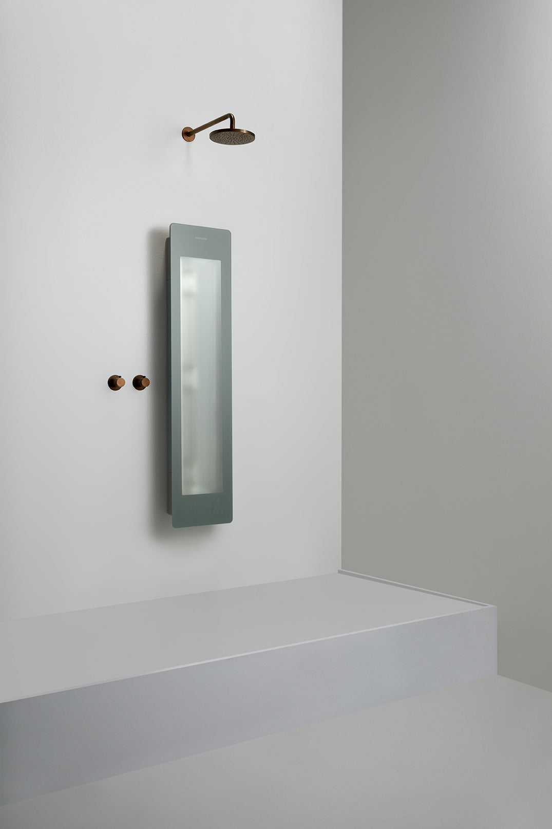 Sunshower One M Organic Grey inbouw/opbouw (infrarood)