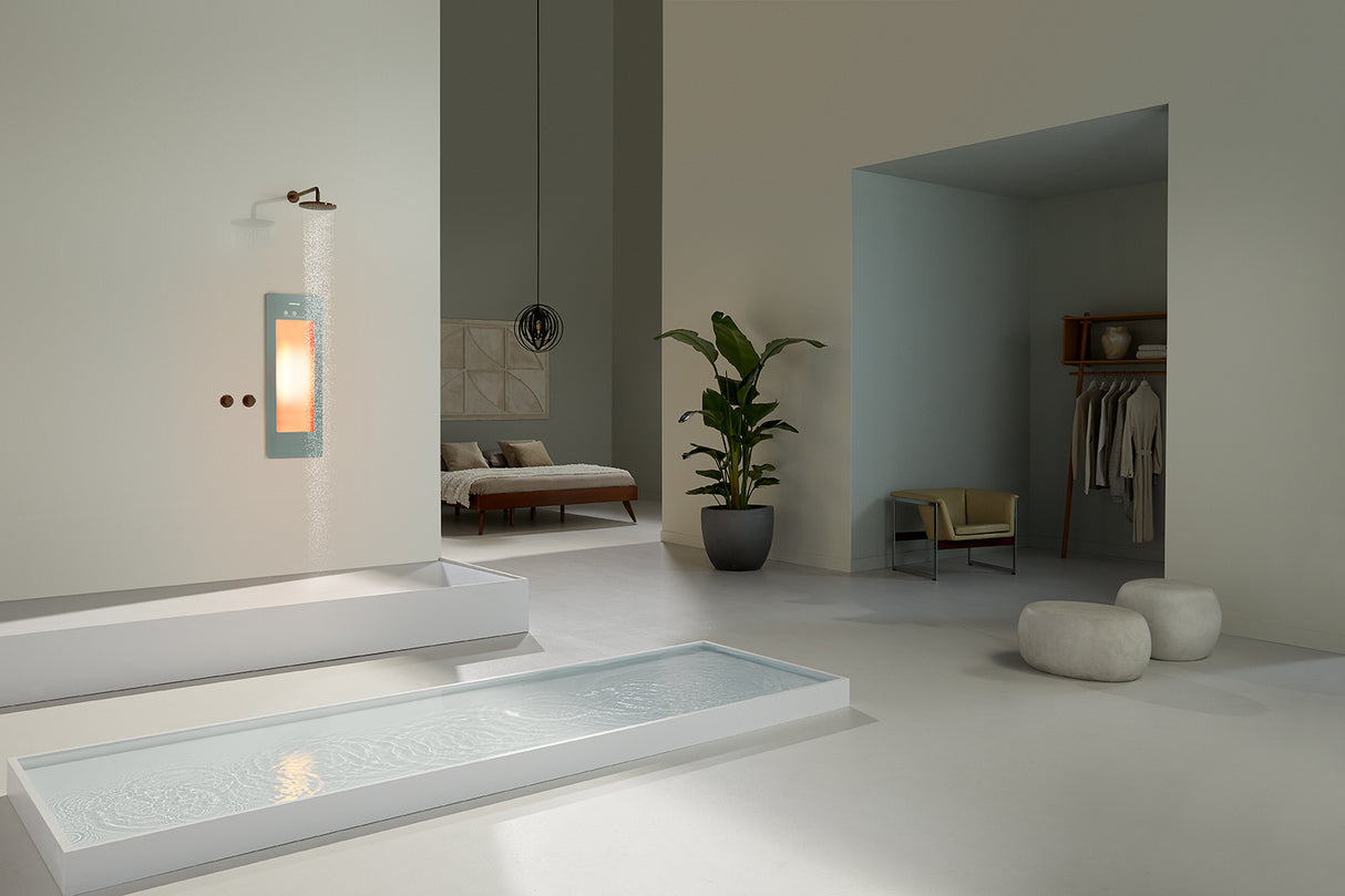 Sunshower Plus S Organic Grey inbouw/opbouw (infrarood/UV-licht)