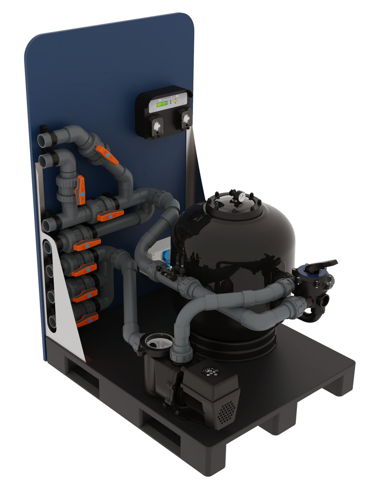 Aquaforte zandfilter VS filterpallet tot 75 m3