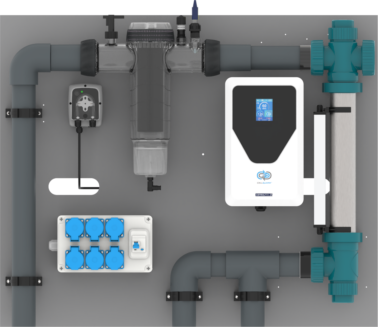 Plug & Play desinfectiepaneel met Elite Connect LS60