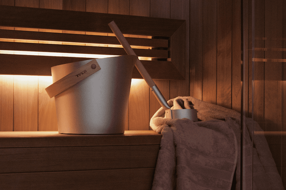 Tylö Brilliant design sauna lepel - zilver