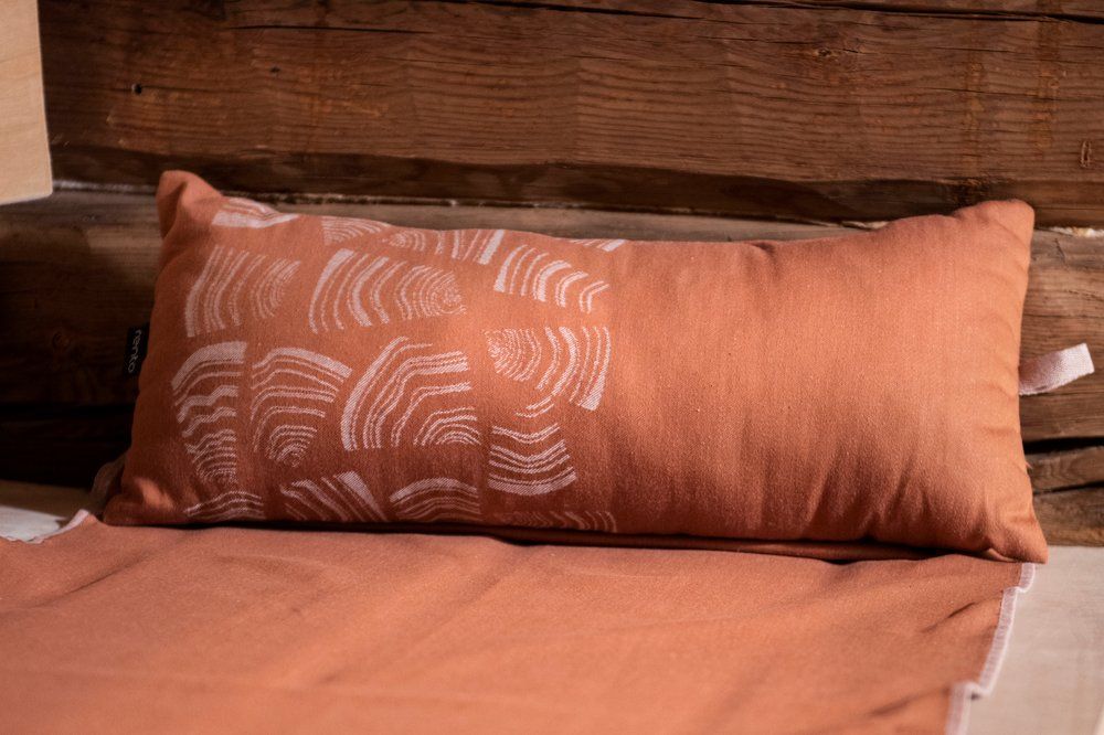 Rento Pino sauna kussen 50 x 22 cm - bruin