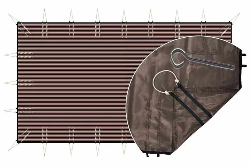 Grille Cold (180 gr/m2) zwembad winternet
