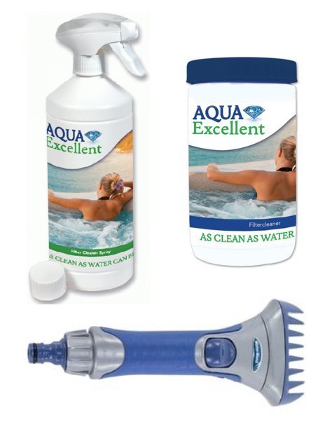Aqua Excellent spa filter reinigingspakket