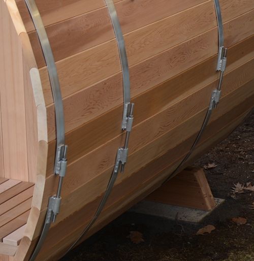 Dundalk Barrel Sauna BS182 - ø182 Clear Red Cedar