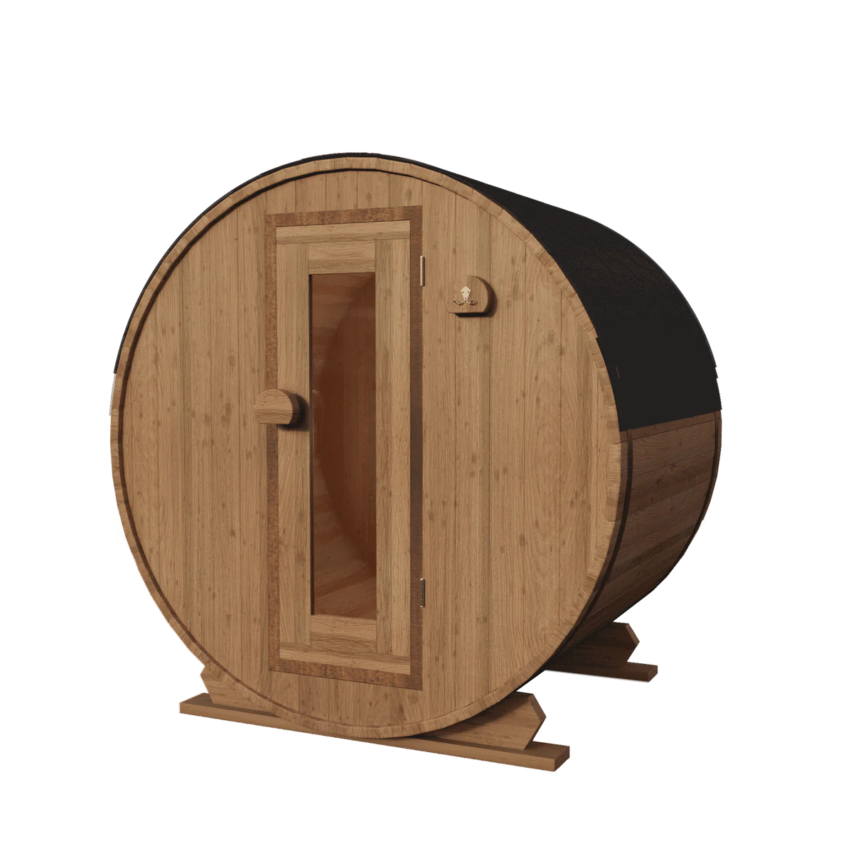 Vuren thermowood barrel sauna 140 cm