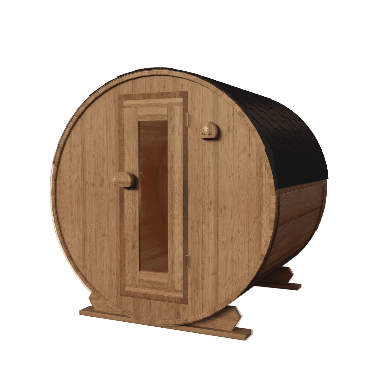 Vuren thermowood barrel sauna 200 cm