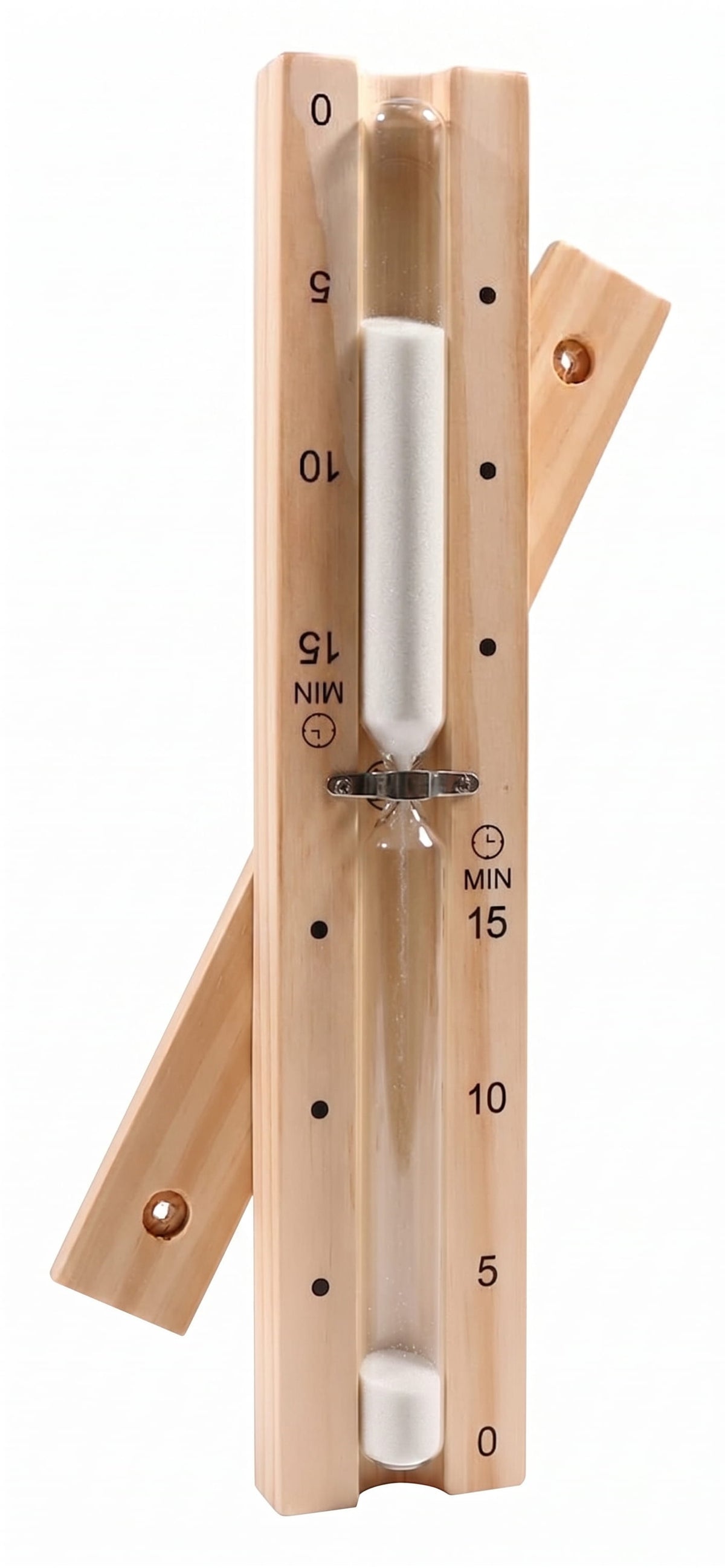 Basic sauna zandloper wandmodel - Pine (wit zand)