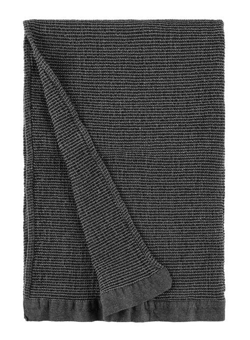 Rento Kenno sauna handdoek 90 x 180 cm - zwart/grijs