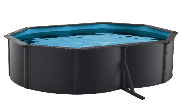 Blue Bay Guernsey stalen zwembad set - 490 x 360 x 120 cm