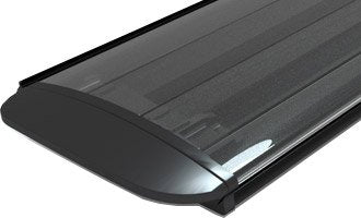 Polycarbonaat lamellen transparant zwart (rook) 750 x 345 cm