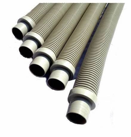 Slangenset (10 x 117 cm) voor Dolphin Bio zwemvijver robot