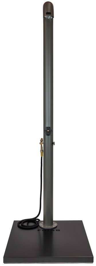 FRISS BI buitendouche met handdouche - Platinum Mist