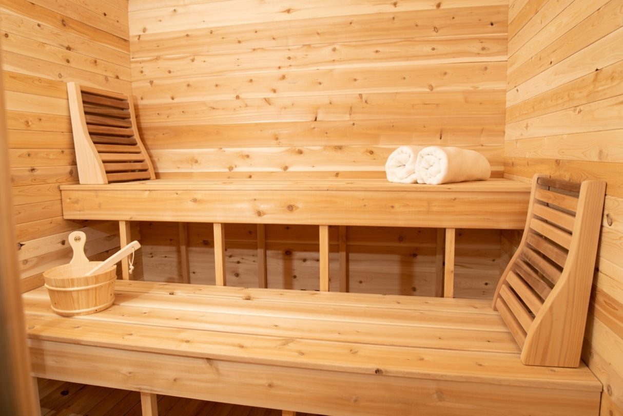 Dundalk Luna sauna white cedar 200 x 200 cm