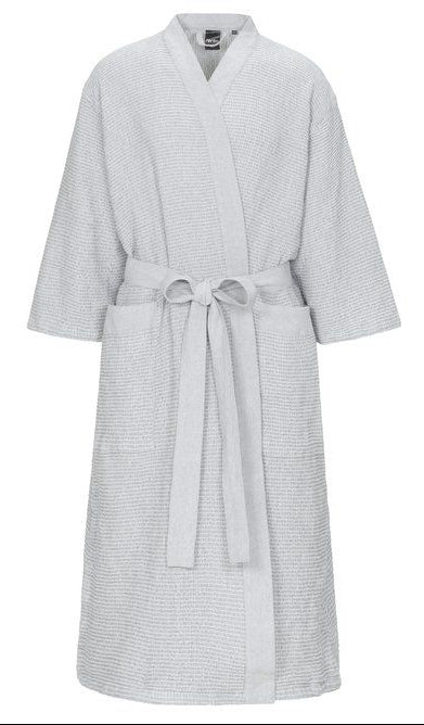 Rento Kenno unisex sauna badjas lichtgrijs - L/XL
