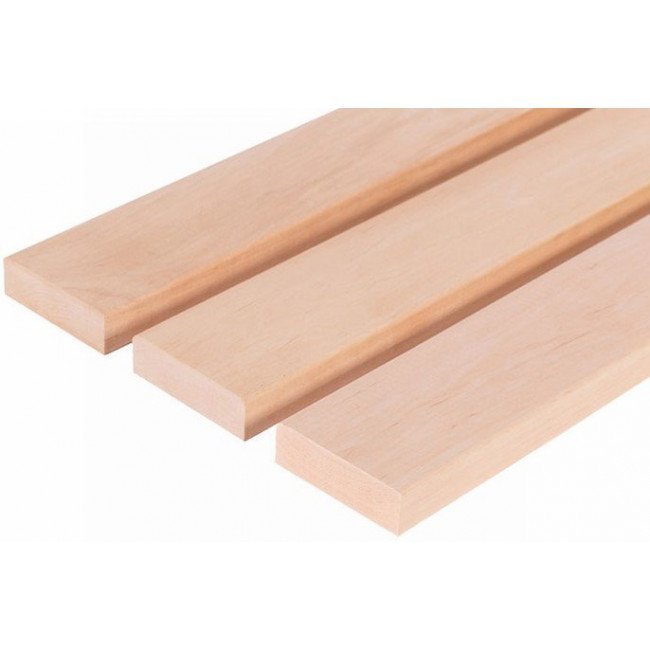 Elzen banklat 80 x 22 x 2400 mm