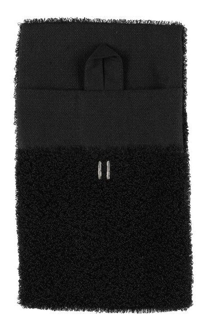 Rento Linen Terry washand 14 x 24 cm - zwart