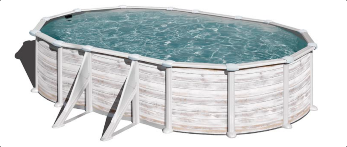 Gre Nordic stalen zwembad set - 509 x 300 x 130 cm