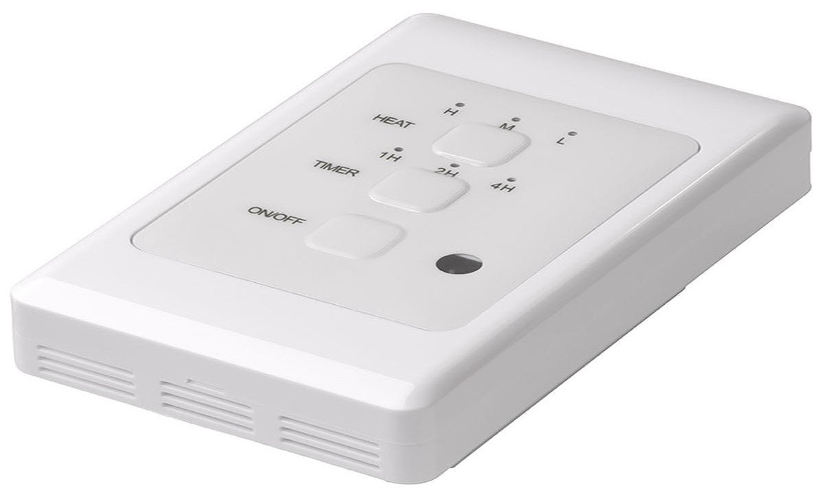 Heatstrip inbouwschakelaar + afstandsbediening voor standen/timer