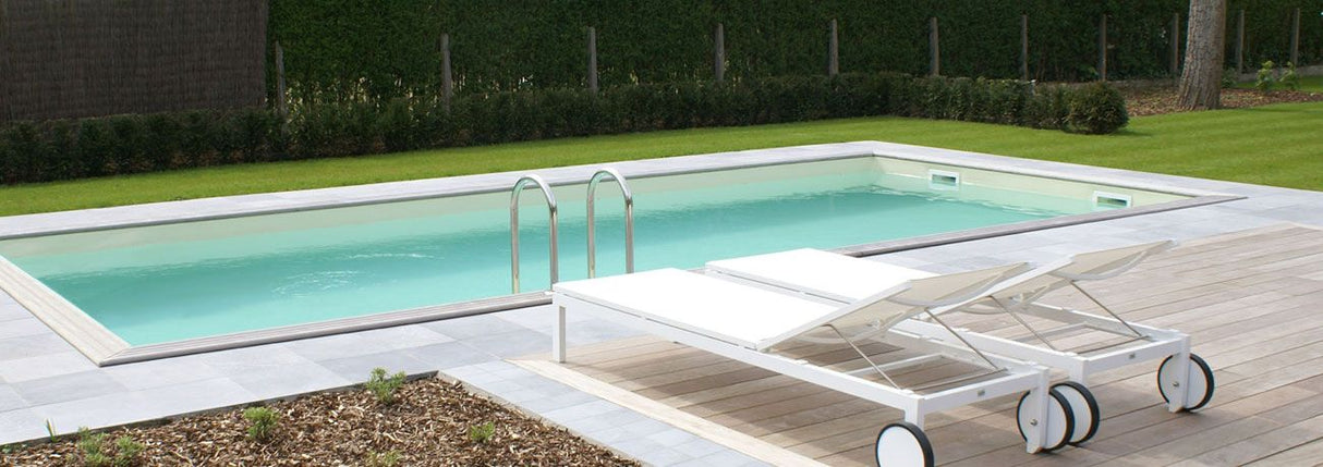 Infinitieau zelfbouw zwembad