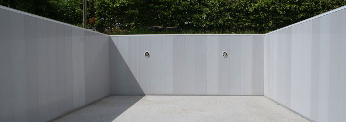 Infinitieau zelfbouw zwembad