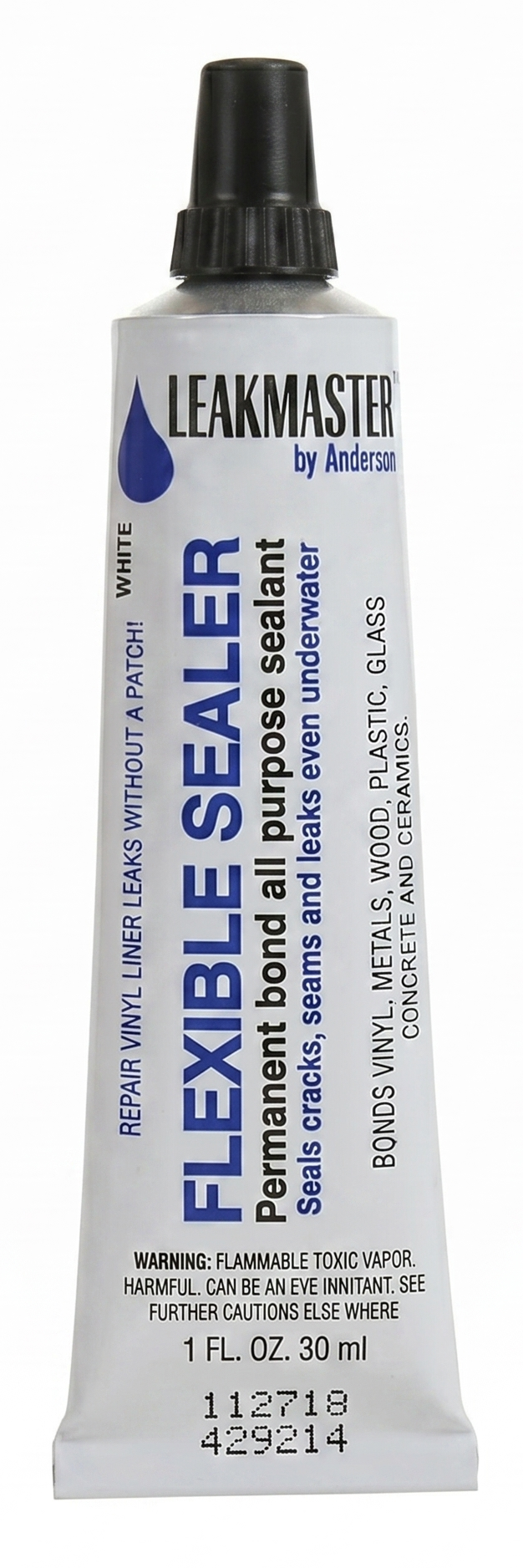 Leakmaster flexibele vloeibare afdichting 30 ml - wit