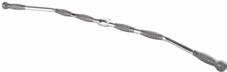 Lifemaxx LMX02 lat bar chroom met PU handgrepen 120 cm