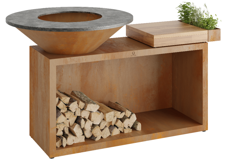 OFYR Island Corten 100 Teakhout