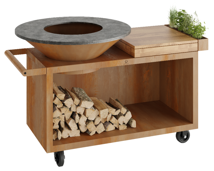 OFYR Island Corten 100 PRO Teakhout