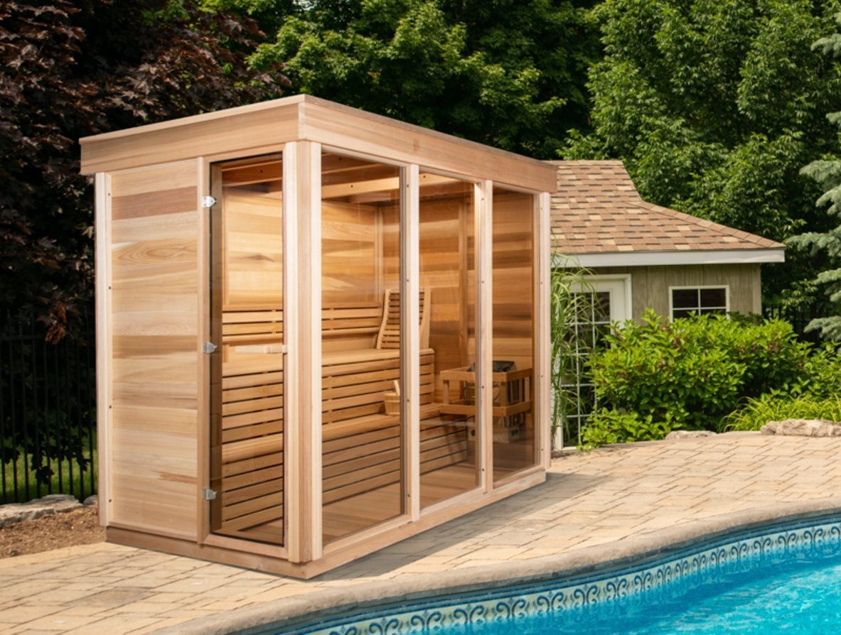 Pure Cube Outdoor Sauna 173 x 254 cm (PD)
