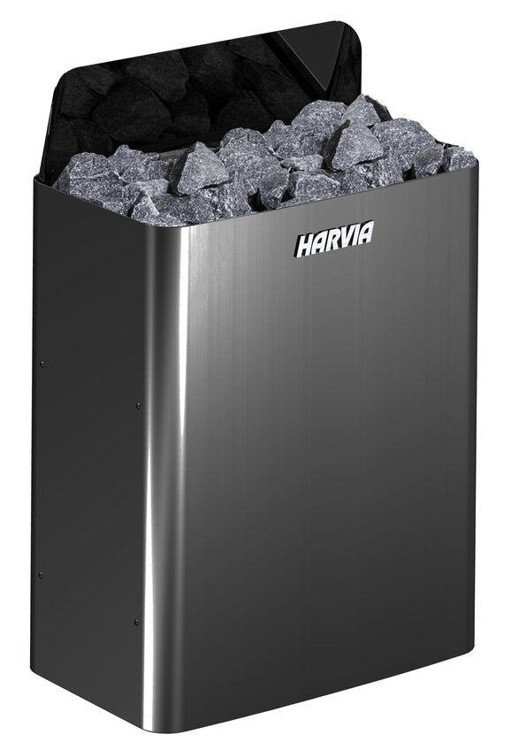 Harvia The Wall SW90E Black saunakachel 9 kW (externe besturing)