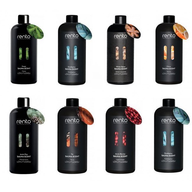 Rento saunageuren set (Large) 8 x 400 ml