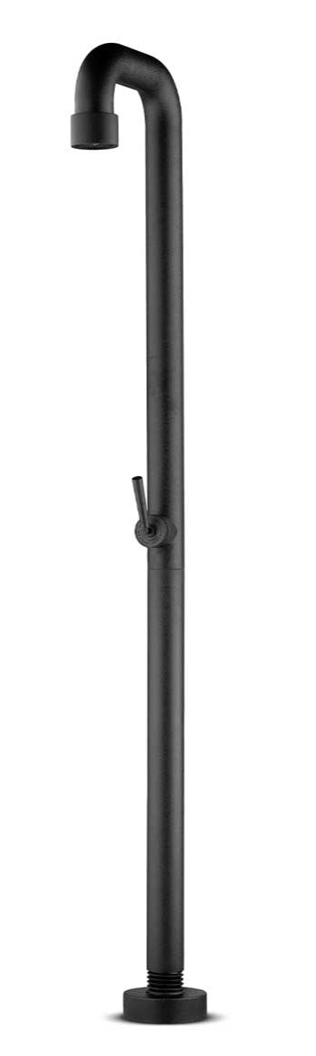 Jee-O Soho 01 buitendouche - hammercoated zwart RVS